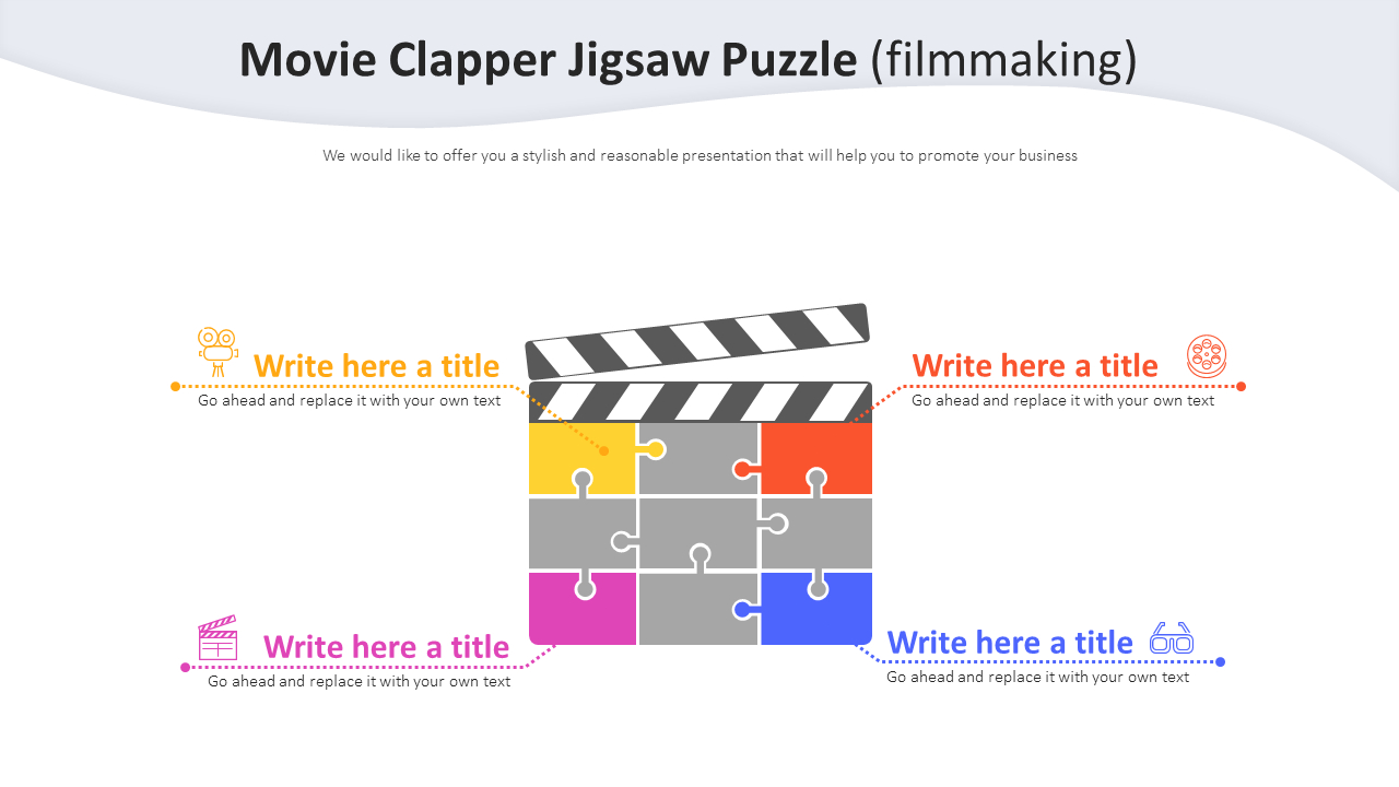 映画クラッパージグソーパズル図 映画製作