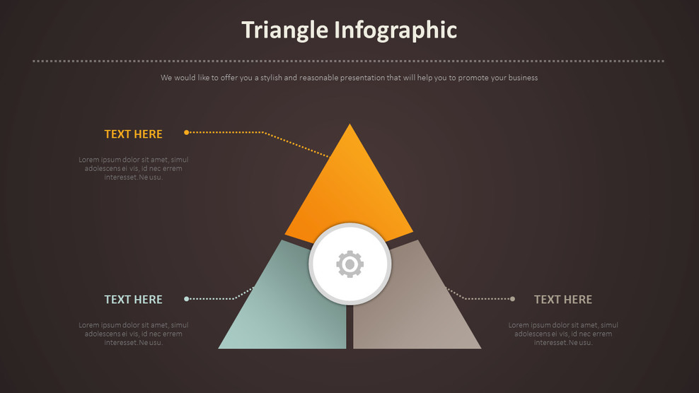 Triangle Infographic Diagram