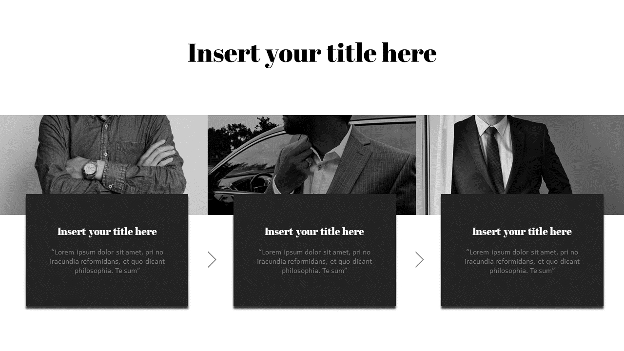 A Men's Suit Powerpoint Presentation