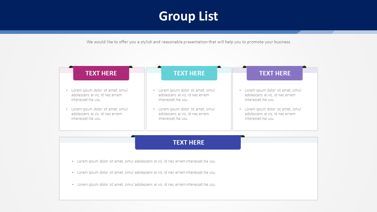 Group List Diagram