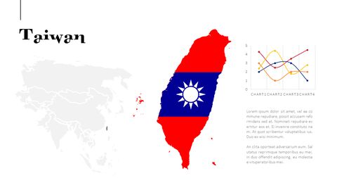 아시아 지도 프레젠테이션