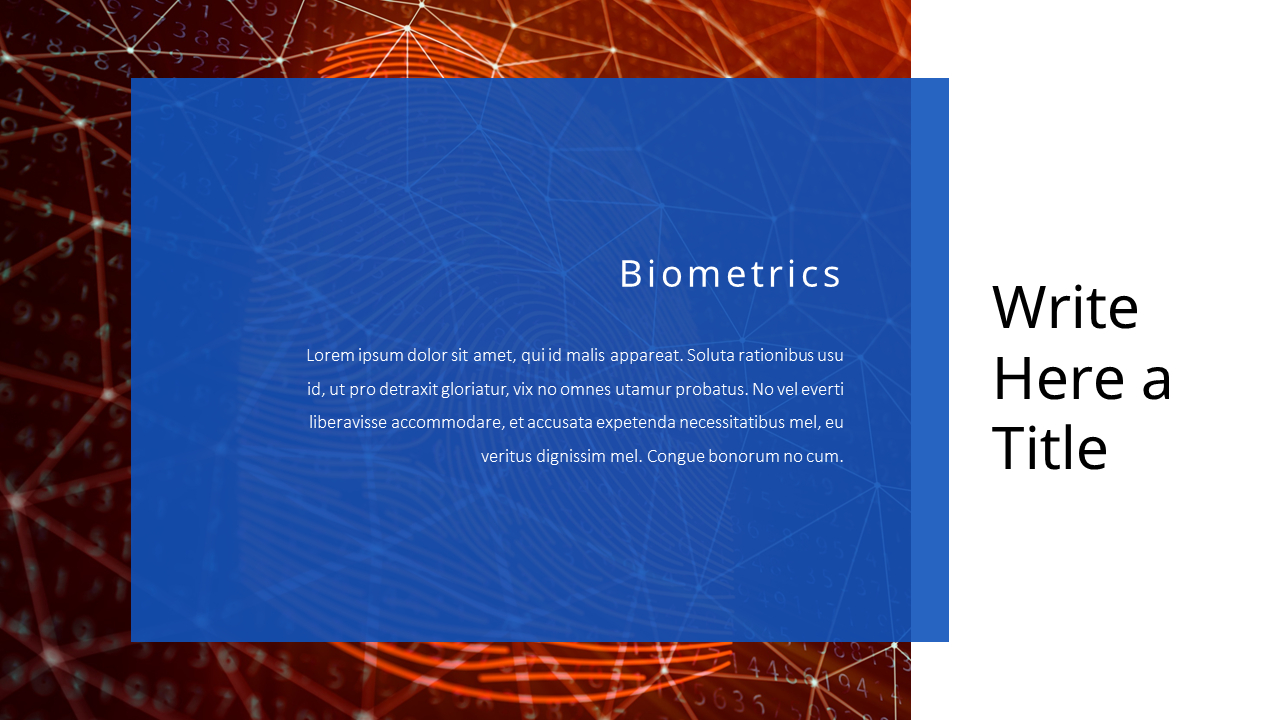 Biometrics Security PowerPoint Templates for Presentation