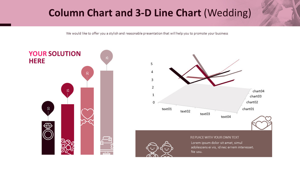 柱形图和3-D折线图（婚礼）_01