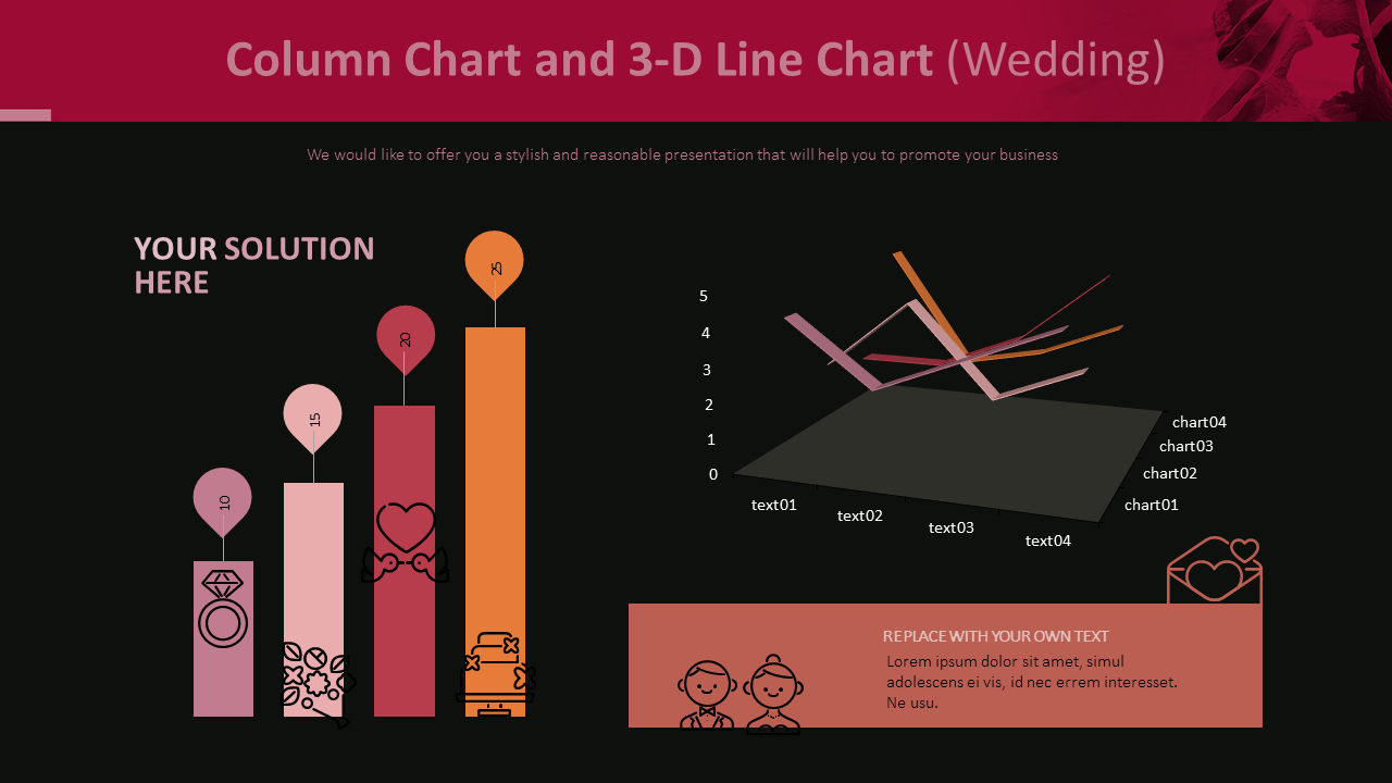 柱形图和3-D折线图（婚礼）_02