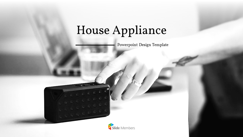 가정용 기기 테마 프레젠테이션 템플릿_01