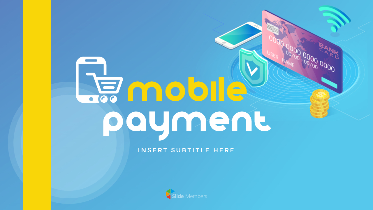 Image: Mobile Payment Simple Templates Design