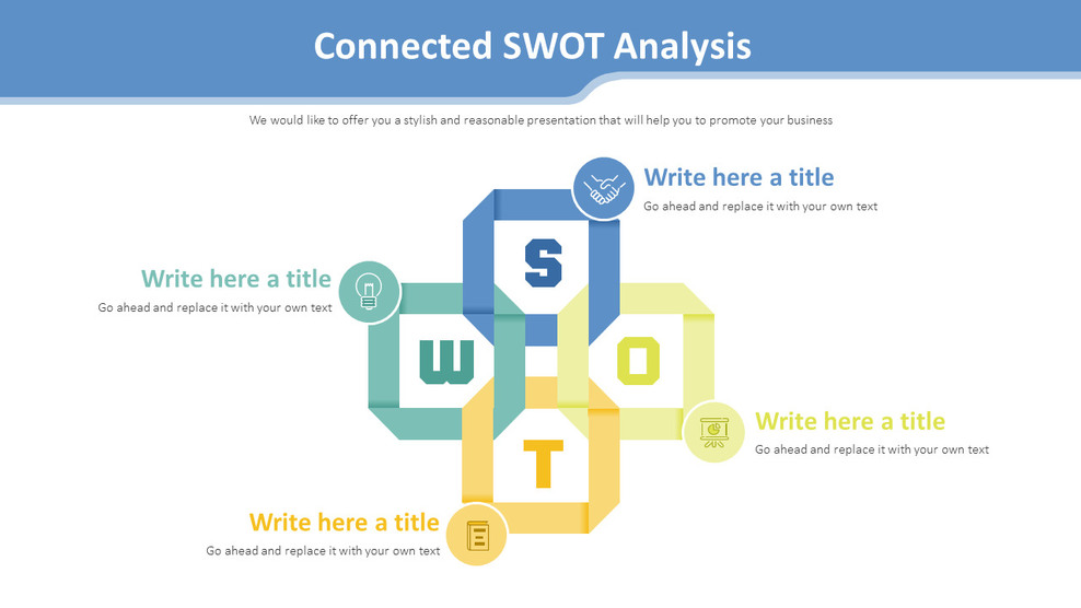 연결된 SWOT 분석 다이어그램_01