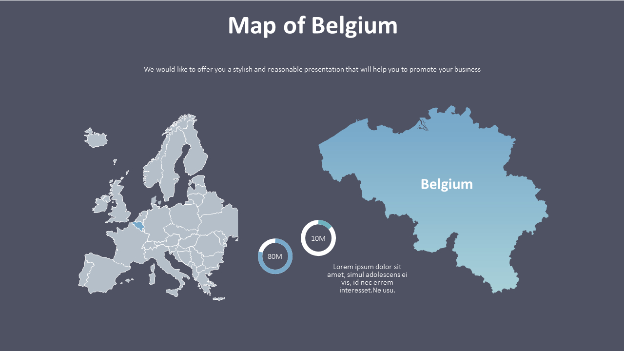 Mapa De Belgica Diagrama