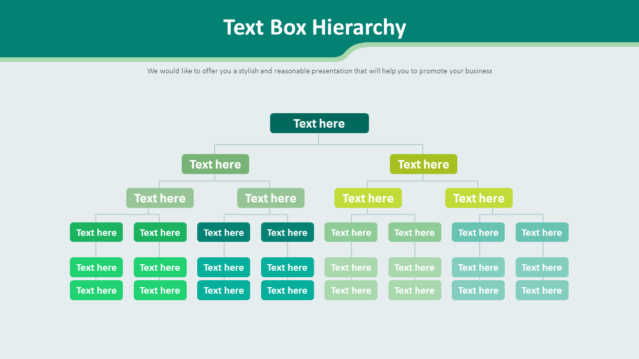 Text Box Hierachy Diagram