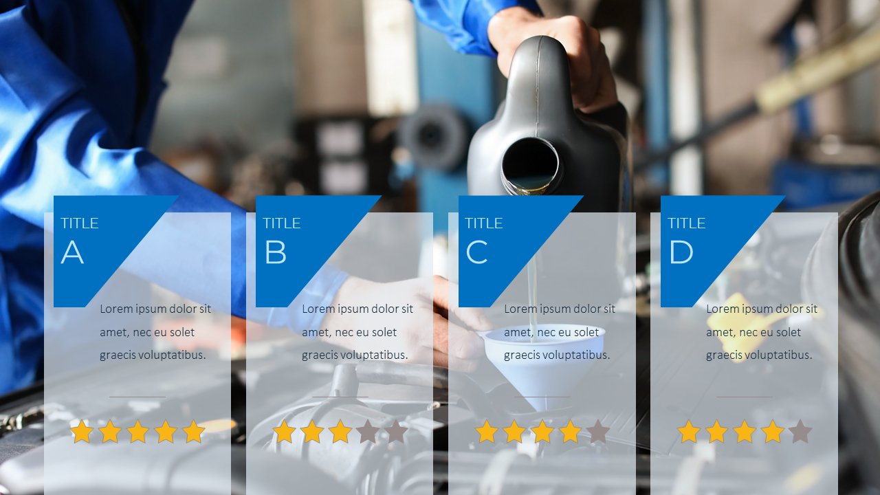 Auto Repair Shop PowerPoint Design Download