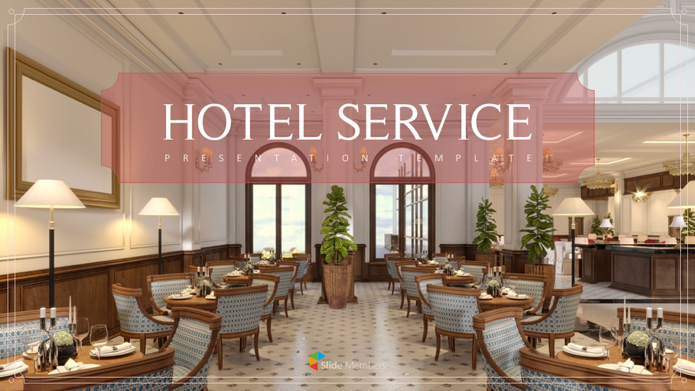 Hotelservice PowerPoint-Präsentationsfolien_01