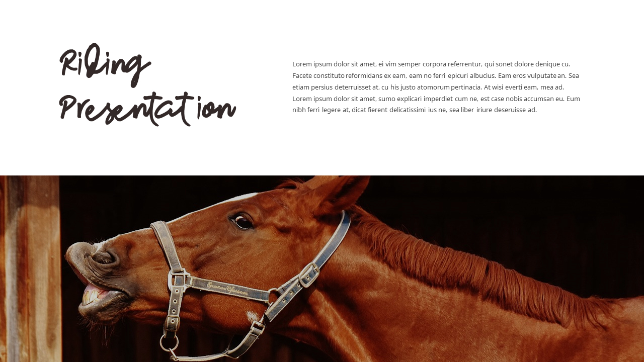 Riding Background PowerPoint