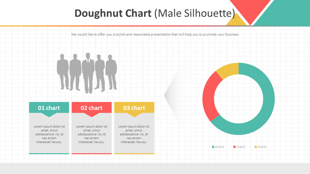甜甜圈图（男性剪影）_01