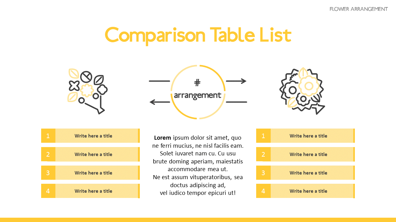 Flower Arrangement PowerPoint Presentations