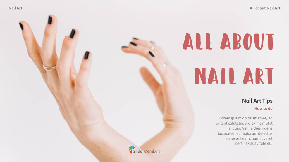 All About Nail Art Action plan PPT