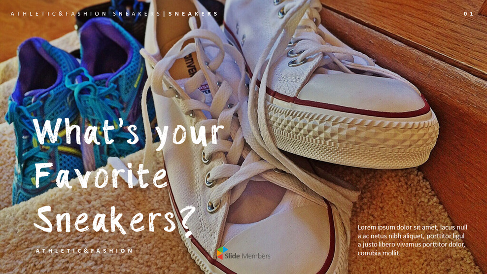 您最喜欢什么运动鞋？ 简单的模板设计_01
