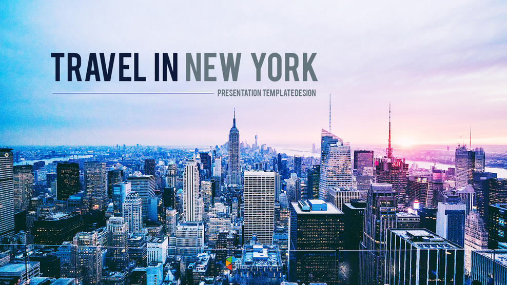 Reisen Sie in New York Premium-PowerPoint-Vorlagen_01