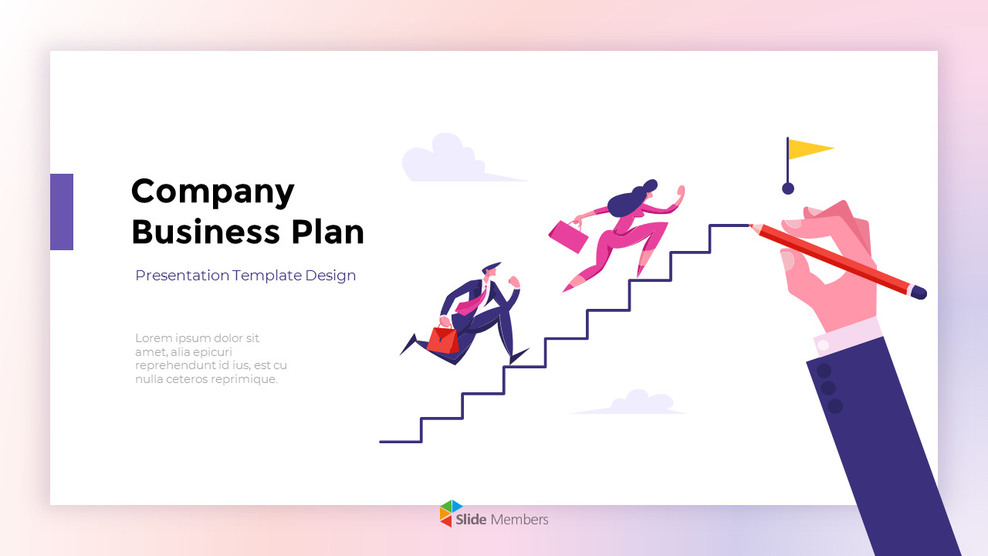 Company Business Plan Report PPT Background Images_01