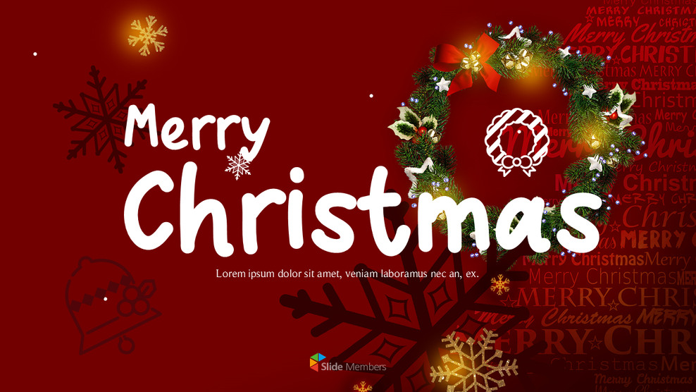 圣诞节快乐 设计简要模板_01