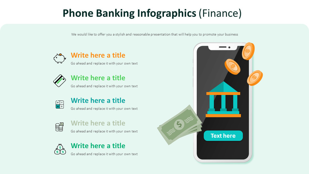 Telefonbank Infografiken Diagramm (Finanzen)
