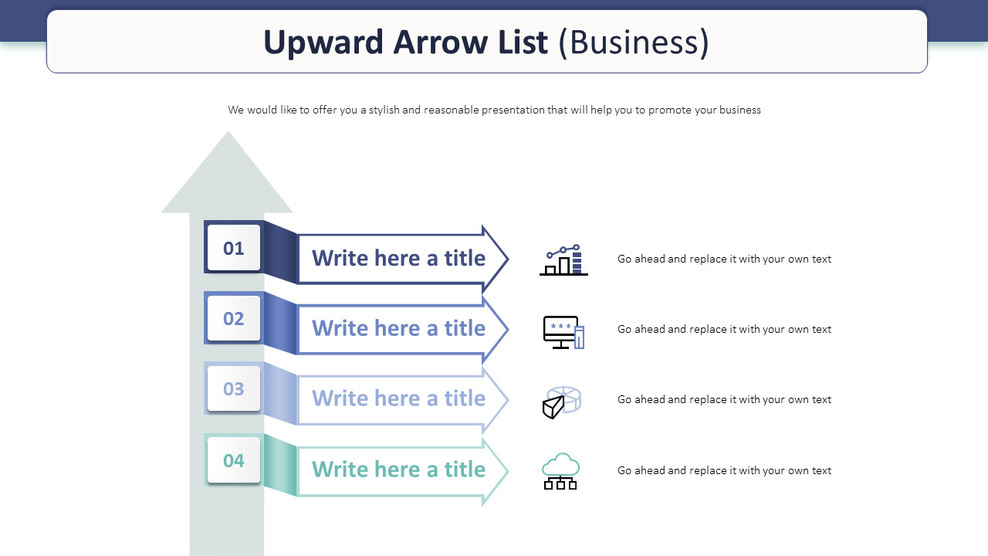 Upward Arrow List Diagram (Business)_01