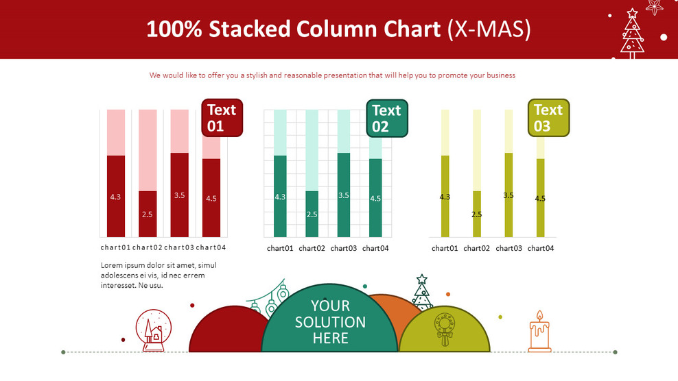 100％堆积柱形图（X-MAS）_01