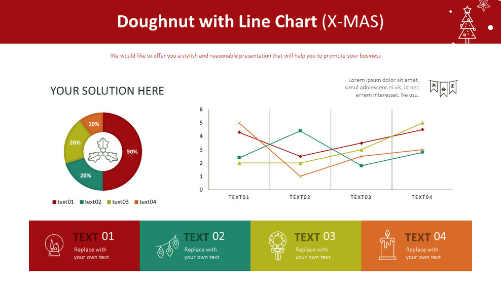 Ciambella con grafico a linee (X-MAS)_01