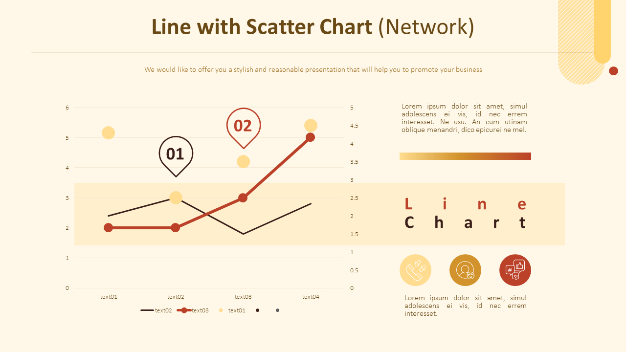 modello di diagramma di rete powerpoint