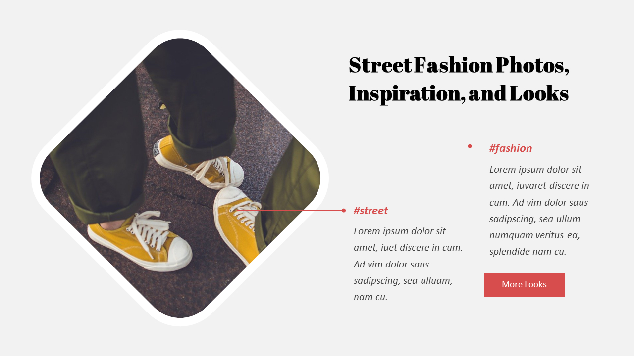 La dernière mode de style de rue Conception de modèle PowerPoint simple_02