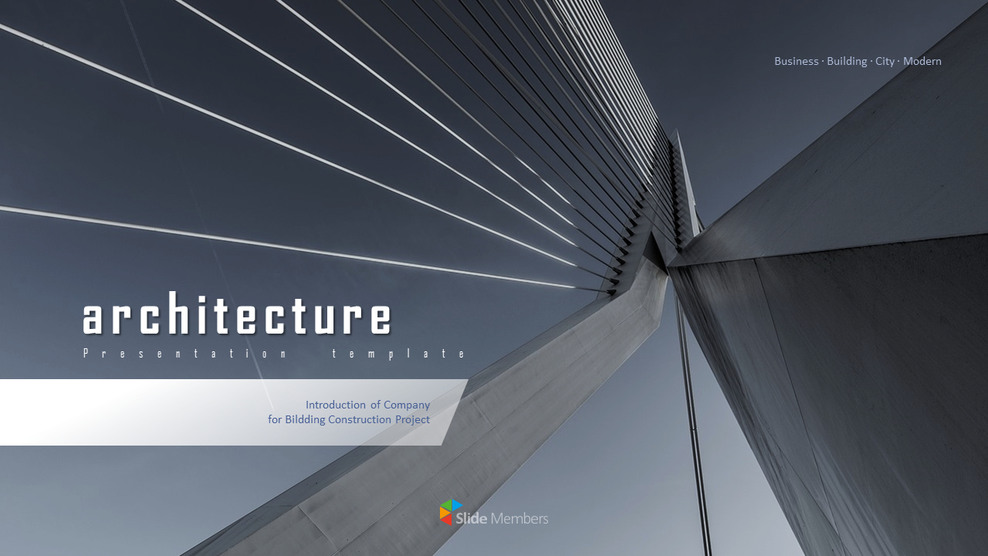 Architecture Business Theme PPT Templates