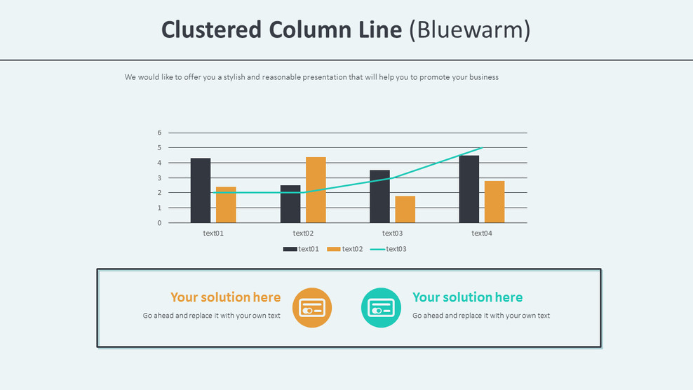 Clustered Column Line (Bluewarm)|Chart