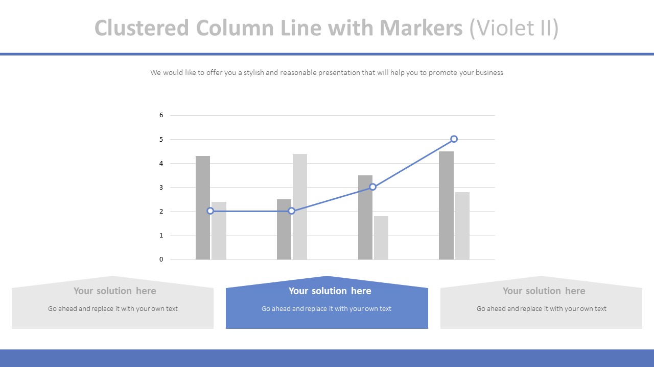 Clustered Column Line with Markers (Violet II)|Chart