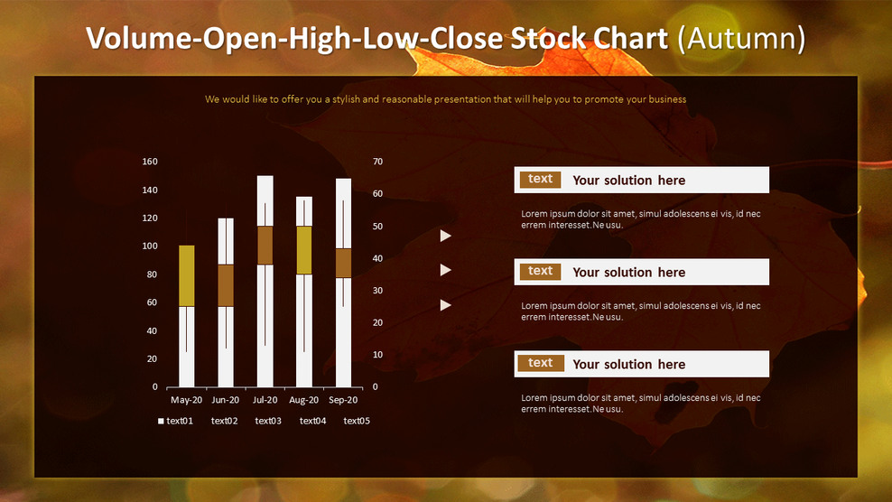 VolumeOpenHighLowClose Stock Chart (Autumn)