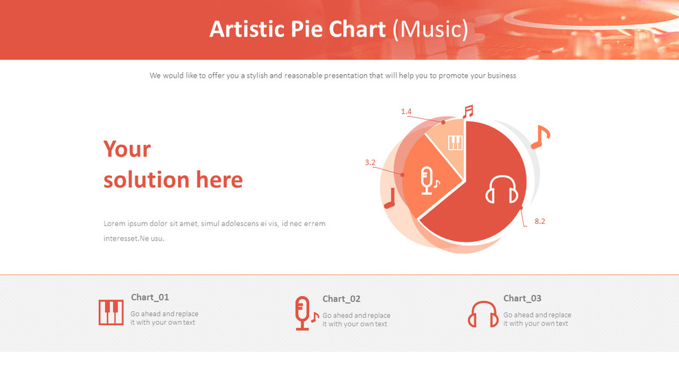 Artistic Pie Chart (Music)