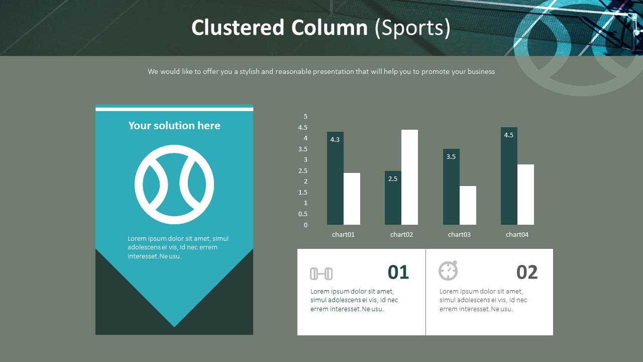 Clustered Column (Sports)Chart