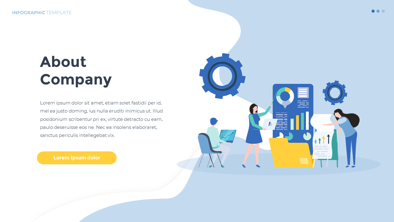 Infographic Flat Design Animated Template_02