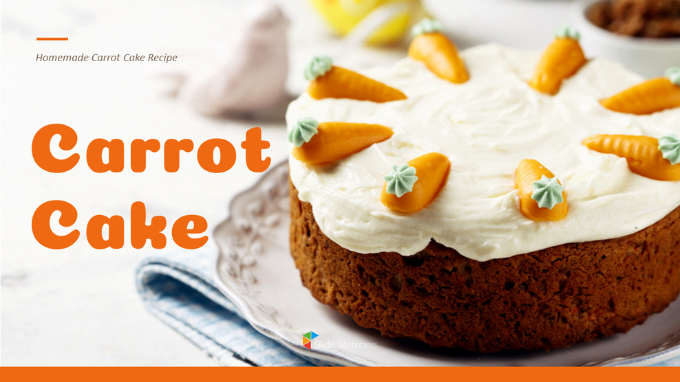 Gâteau à la carotte Présentations PPT_01