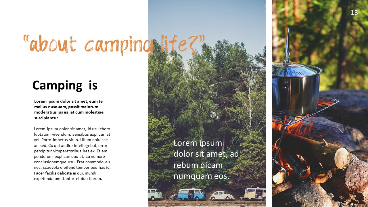 Camping PowerPoint Presentation Templates