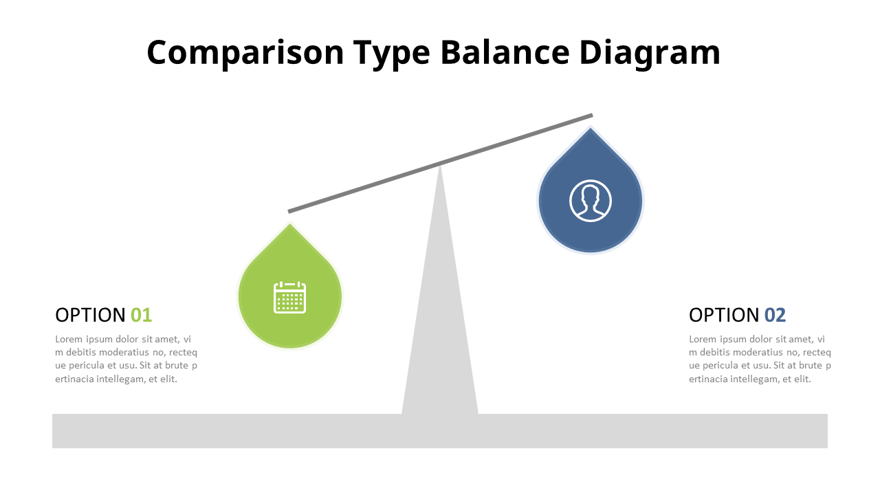 Balance Scale Infographic Diagram