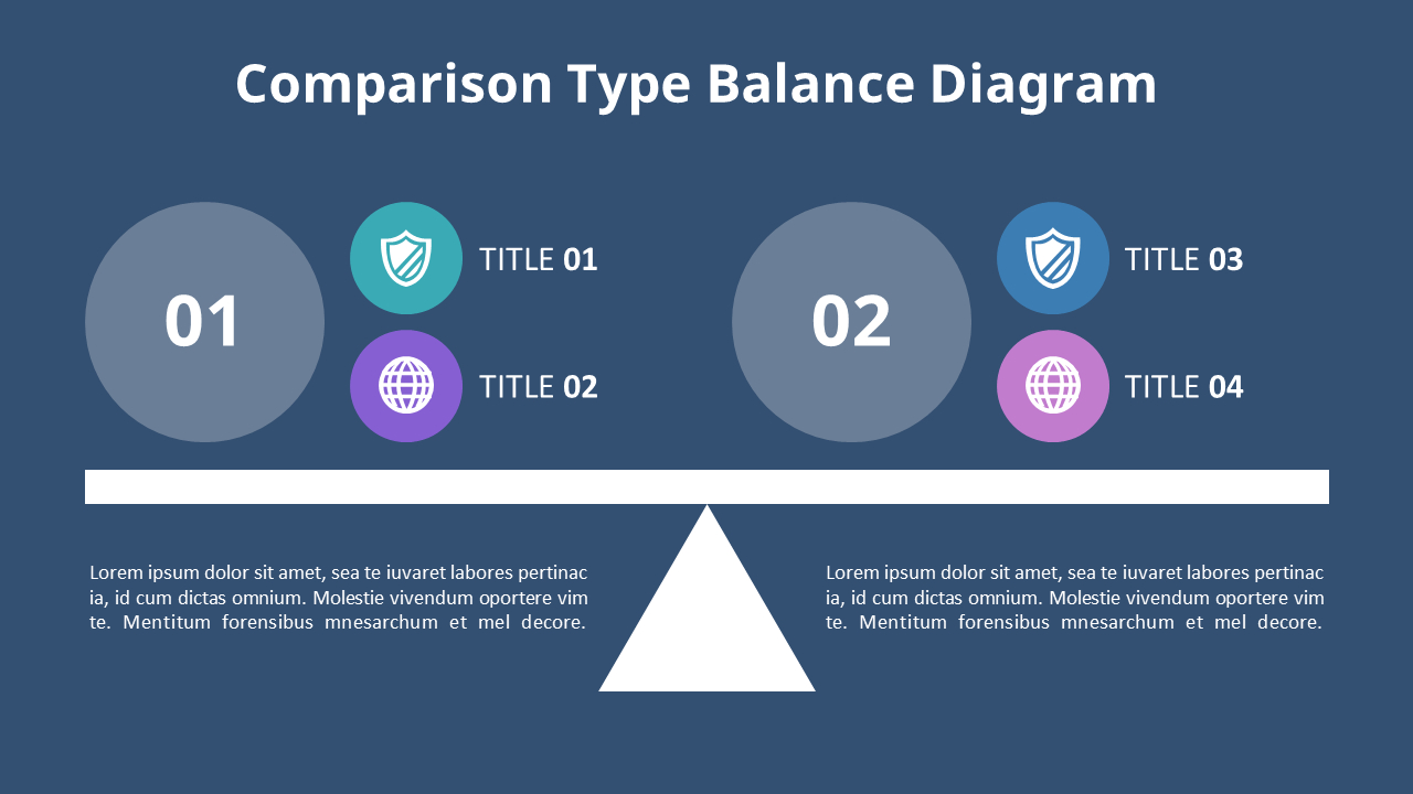 Balance Scale Infographic Diagram