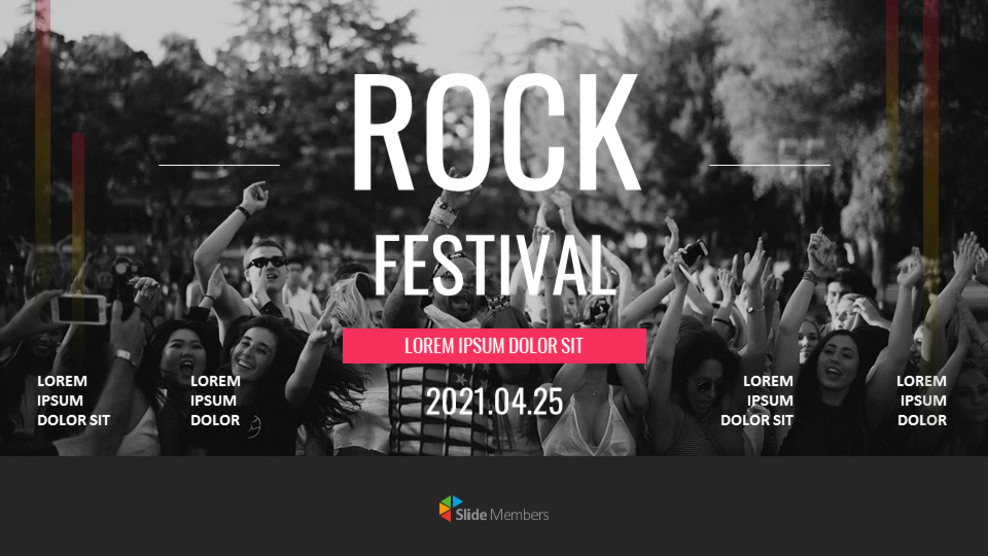 Rock Festival Google Slides Präsentation_01