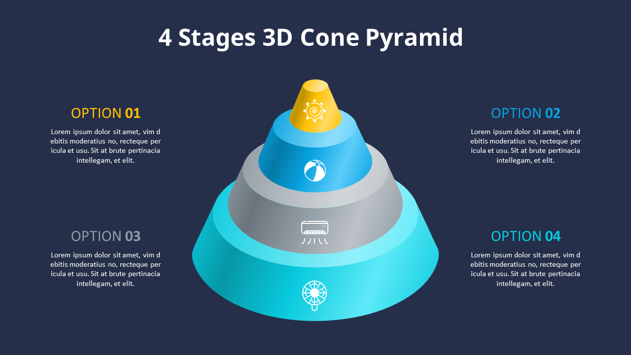 3d Layered Cone Pyramid Diagram Education vrogue.co