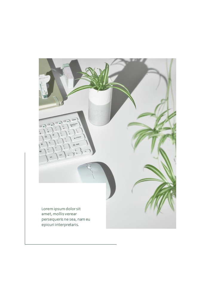 Greenery Vertical Slide Design Google PowerPoint