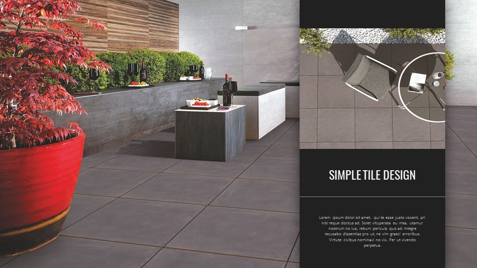 Tile Design PPT Background
