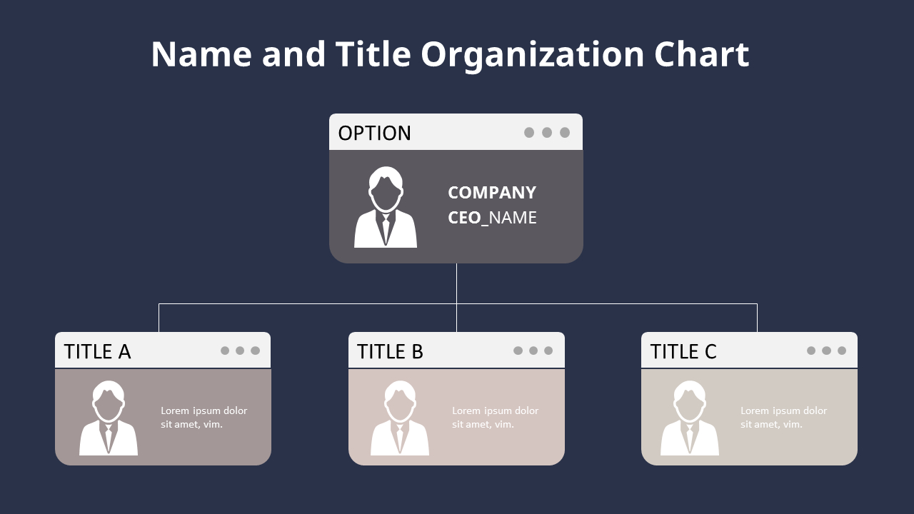 Icon Organization Chart