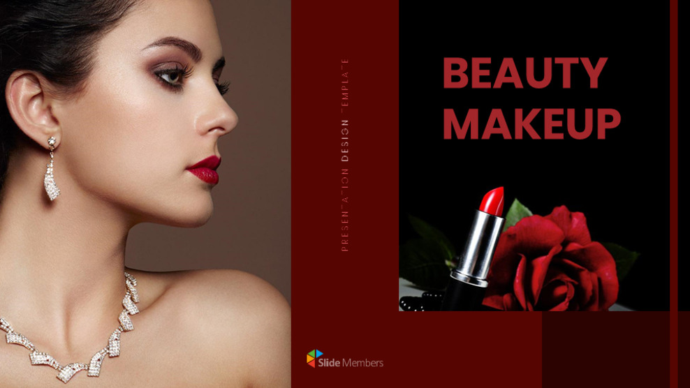 Maquillage Beauté Modèles de présentation Google Slides_01