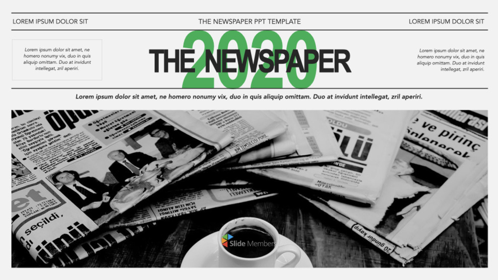 microsoft powerpoint newspaper template