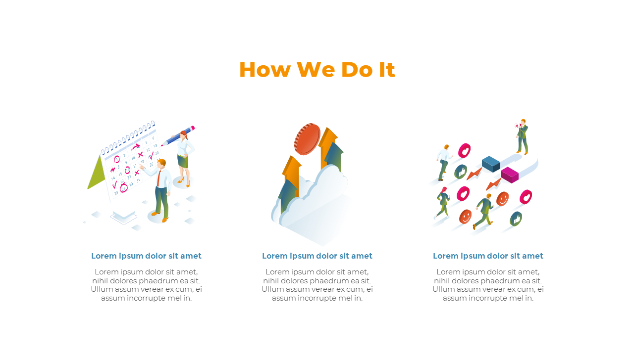 How We Do It Page Slide|Vision, Mission|Single