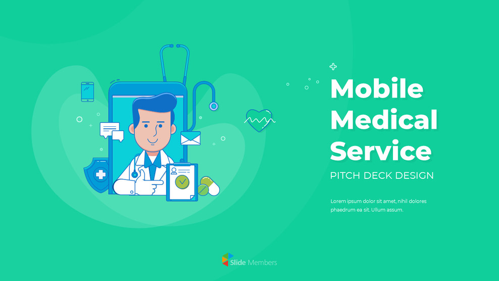 Mobile Medical Service DesignCoverSingle Slides