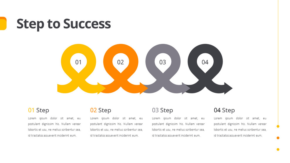 免费 PowerPoint 模板，用于分步讲解成功策略演示_01